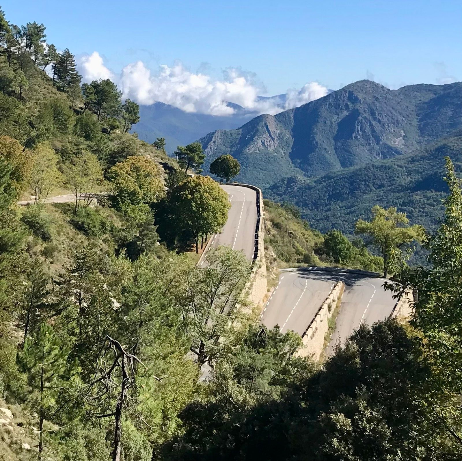 Lacets du col de Braus
